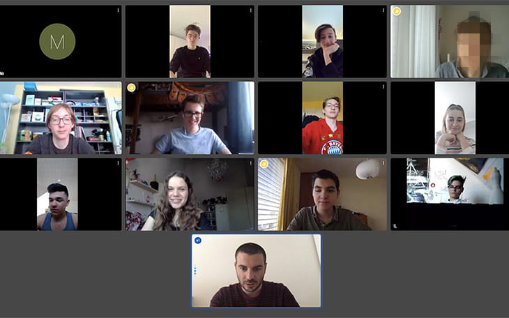 Einblick ins Distance Learning im Lernstudio